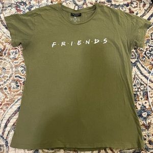 FRIENDS TV SHOW The Relaxed Tee - Olive Green